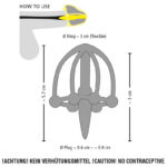 Atasamentul uretral Penis Plug with Glans Cage "Orion" - imagine 6
