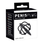 Atasamentul uretral Penis Plug with Glans Cage "Orion" - imagine 7