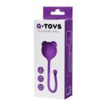 Bilă vaginală Pleasure balls Purple "A-Toys" - imagine 4