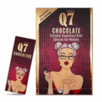 Ciocolată excitantă pentru femei Q7 Chocolate Gold epimedium cu afrodisiac 25 g