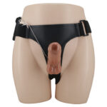 Strapon pentru femei cu chiloți Ultra Passionate Harness Realdeal Penis 6.2" Brown "Baile" - imagine 10