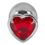 Анальная пробка металлическая Diamond Butt Plug medium "You2Toys" — изображение 2