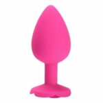 Анальная пробка силиконовая Rainbow Booty Rose Large — изображение 3