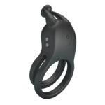 Inel de erecție vibrant cu dublă prindere Goodwin Vibrating Double Penis Ring "Pretty Love" - imagine 6