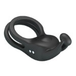 Inel de erecție vibrant cu dublă prindere Goodwin Vibrating Double Penis Ring "Pretty Love" - imagine 9