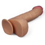 Фаллоимитатор гибкий телесный 28,5 см King Sized "LoveToy" — изображение 5