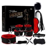 Игровой набор Hidden Desire BDSM Kit Black & Red "Boss Series"