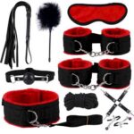 Игровой набор Hidden Desire BDSM Kit Black & Red "Boss Series" — изображение 2
