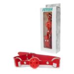 Кляп дышащий красный серии Ball Gag Fetish Red "Boss Series"