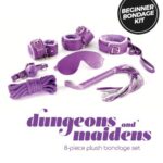 Набор из 8 предметов Dungeons & Maidens Bondage Set BDSM Purple