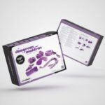 Набор из 8 предметов Dungeons & Maidens Bondage Set BDSM Purple — изображение 3