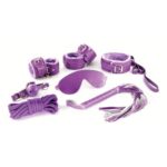 Набор из 8 предметов Dungeons & Maidens Bondage Set BDSM Purple — изображение 4