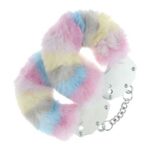 Наручники с мехом Handcuffs Multicolor Ouch! "Shots"