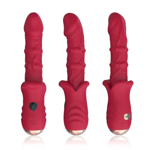 Вибратор для точки G возвратно-поступательный Dick Red "Boss Series" Вибратор для точки G возвратно-поступательный Dick Red "Boss Series" — изображение 1