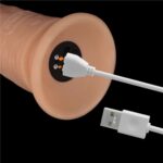 Вибратор реалистичный 7'' Vibrating Power Basics Cock "LoveToy" — изображение 4