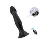 Vibrator cu telecomandă Optimus Black 9 moduri de vibrație "Boss Series" - imagine 6