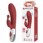 Vibrator cu stimulator clitoridian Rasmussen "Pretty Love"