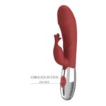 Vibrator cu stimulator clitoridian Rasmussen "Pretty Love" - imagine 3