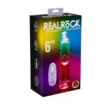 Vibrator cu iluminare de fundal LED RealRock Crystal Dildo "Shots" - imagine 7