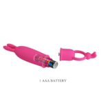 Vibrator în formă de iepuraș Delia 10 funcții "Pretty Love" - imagine 4