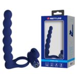 Stimulator anal cu inel vibrator de erecție Hercules Penis Sheath III "Pretty Love"