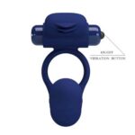 Stimulator anal cu inel vibrator de erecție Hercules Penis Sheath III "Pretty Love" - imagine 3