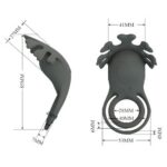 Inelul de erecție Vibration Penis Ring Ruben 7 функций USB "Pretty Love" - imagine 2