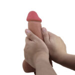 Dildo cu o textură mobilă Sliding Skin 9,2" Flesh "Baile" - imagine 8