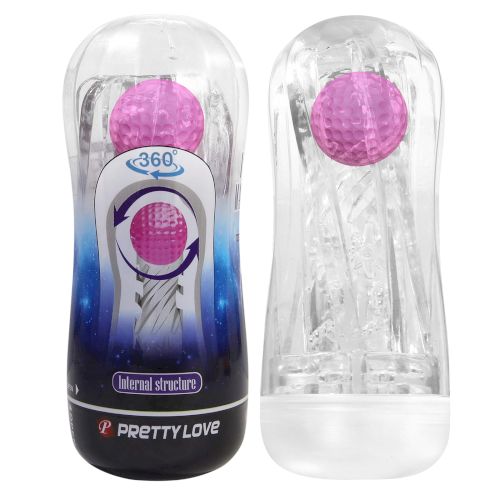Мастурбатор многоразовый Internal Structure Vacum masturbator "Pretty Love" Masturbatorul este reutilizabil Internal Structure Vacum masturbator "Pretty Love" - imagine 1