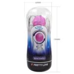 Masturbatorul este reutilizabil Internal Structure Vacum masturbator "Pretty Love" - imagine 4