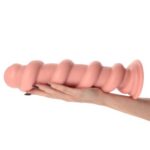 Dop anal canelat Plug Anale Pico De Fogo Monolite Flesh "Toyz4lovers" - imagine 4