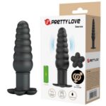 Dop anal cu vibrații Imron Vibrating Anal Plug 10 funcții "Pretty Love"
