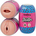 Masturbatorul cu două fețe reutilizabil Slider Double-Ended "LoveToy"
