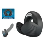 Inel vibrator pentru penis și scrot Quentin 10 funcții USB "Pretty Love" - imagine 5