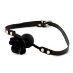Кляп для эротических игр дышащий Black Rose Ball Gag "Boss Series"