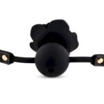 Кляп для эротических игр дышащий Black Rose Ball Gag "Boss Series" — изображение 3