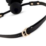 Кляп для эротических игр дышащий Black Rose Ball Gag "Boss Series" — изображение 4