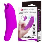 Стимулятор-напальчник на вибрации Peterson Honey Finger "Pretty Love"