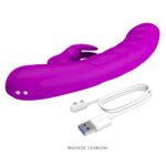G-spot vibrator și stimulator clitoridian Monica USB 10 funcții "Pretty Love" - imagine 3