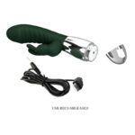 G-spot vibrator și stimulator clitoridian Naughty Bunny USB 30 funcții "Pretty Love" - imagine 5