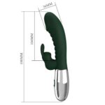 G-spot vibrator și stimulator clitoridian Naughty Bunny USB 30 funcții "Pretty Love" - imagine 2