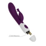 Vibrator cu stimulator clitoridian Rasmussen "Pretty Love" - imagine 3