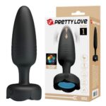 Анальная пробка на вибрации с подсветкой Tarion USB "Pretty Love"