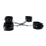 Cătușe pentru mâini și picioare Hogtie Hand And Legcuffs Black "Fantasy" - imagine 3