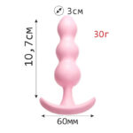 Анальная пробка силиконовая фигурная Anal plug — изображение 2