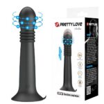 Vibrator anal cu funcție de mișcări de avans și rotație a capului Stellan "Pretty Love"