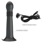 Vibrator anal cu funcție de mișcări de avans și rotație a capului Stellan "Pretty Love" - imagine 4