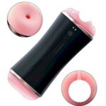 Masturbator Vibrating Masturbation Cup USB Interactive Function dublă FoxShow "Boss Series"