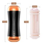 Мастурбатор Vibrating Masturbation Cup USB Interactive Function двойной FoxShow "Boss Series" — изображение 2