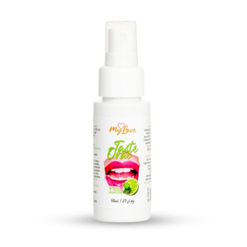 Освежающий спрей для рта со вкусом мохито Taste Oral spray Mojito "MyLove" 50 мл Spray răcoritor pentru gură cu aromă de mojito Taste Oral spray Mojito "MyLove" 50 ml - imagine 1